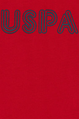 Детская красная футболка с круглым вырезом Неожиданная скидка в корзине - U.s. polo assn фото 3