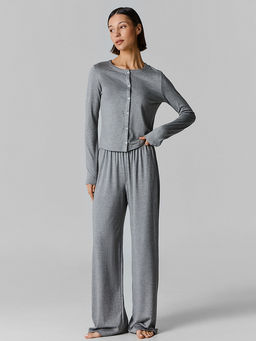 Кардиган домашний женский серый - Mark formelle фото 2