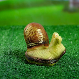 Садовая фигура из полистоуна «Улитки», 13×7.5 см, набор 4 шт.