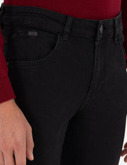 Siyah Slim Fit Jean Pantolon