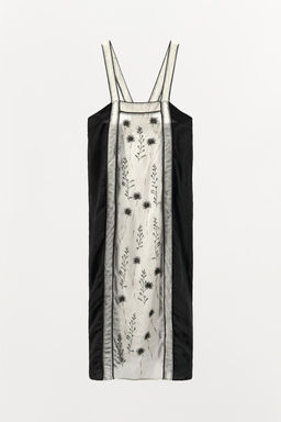 EMBROIDERED DRESS WITH BEADING - Zara фото 4