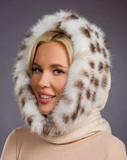 Платок трикотаж экомех рысь - Davidovfox фото 10