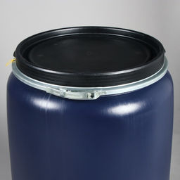 Бочка пищевая, 227 л, пластиковая, с крышкой, не штабелируемая, Open Top Drums