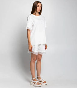 Костюм #КТ38-8, белый