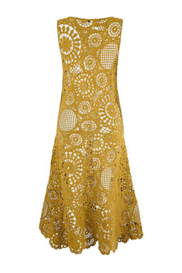 Yag Yesil Triko Maxi Plaj Elbisesi TBESS26EL00042