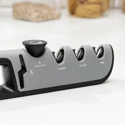 Точилка Hi-tech, 4 в 1, с регулятором угла заточки, серая