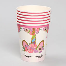 Стакан бумажный Единорог, набор, 6 шт - Страна карнавалия фото 2