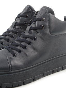 05-AW1010-2M DK. BLUE Ботинки зимние мужские (натуральная кожа, натуральный мех)