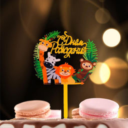 Топпер С днём рождения, зоопарк - Страна карнавалия фото 4