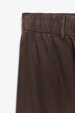 FLOWING CROP TROUSERS - Zara фото 8