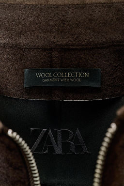 ZW COLLECTION WOOL BLEND JACKET - Zara фото 7