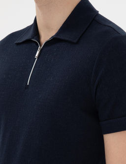 Lacivert Slim Fit Ti__rt