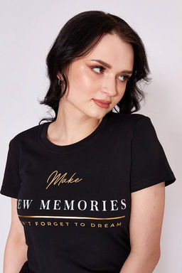 Футболка М323044Па Черный - Елена фото 8