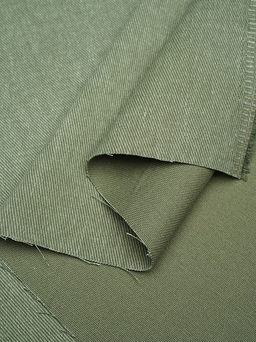 Джинс с ворсом цв.Оливково-серый, ш.1.5м, хлопок-100%, 330гр/м.кв - Купава фото 3