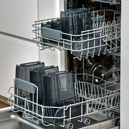 Контейнеров для сыпучих продуктов, набор 3 штук: 1,4л 3шт, полипропилен, дымчатый (Россия) - Домашняя мода фото 6