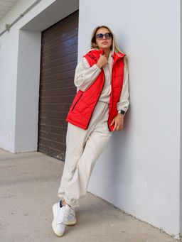 Женская Жилетка Г250 красный от Спортсоло