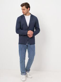 Кардиган мужской GREG G136-KF-жаккард (деним590/345)  фото 7