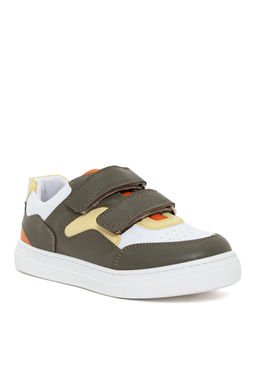 Erkek _ocuk Haki Ayakkab_