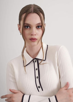 CLE Джемпер жен. 154528/181вн молочный - Clever wear фото 2