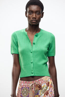 POINTELLE KNIT TOP - Zara фото 2