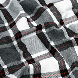 Ткань рубашечная фланель 150 г/м? 80% полиэстер, 20% хлопок шир.150 см арт.TBY.Fl.T439 цв.439 черный уп.2м