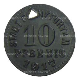 10 пфеннигов 1917 года Германия  Нотгельд Франкфурт на Майне