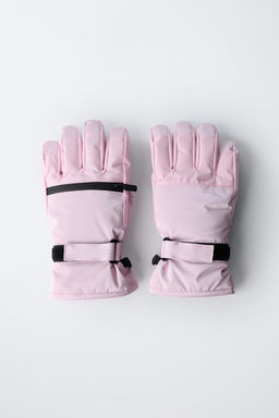 WINDPROOF RUBBERISED GLOVES SKI COLLECTION - Zara фото 8
