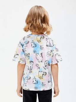 ACOOLA / Футболка детская для девочек Mara набивка  фото 9