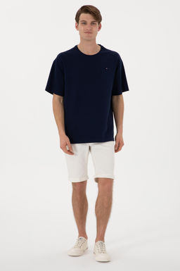 Erkek Comfort Fit Bisiklet Yaka Lacivert Ti__rt Sepette S_rpriz _ndirim - U.s. polo assn фото 4