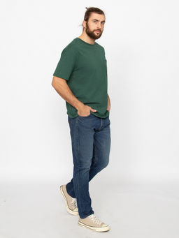 CRB wear/CWMM 60316-18 Футболка мужская,зеленый меланж/Ex.Cherubino  фото 3