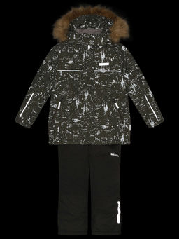 Костюм +7з5925 хаки/черный