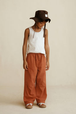 PANTAL?N RECTO CREATED BY CARAMEL LONDON X ZARA / Naranja