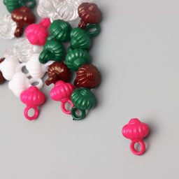 Цена за 2 шт. Декор для творчества пластик «Тыковка», набор 20 г, 1×1×1.5 см, МИКС