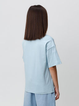 КР 301987-1/голубой фуфайка (футболка) для дев