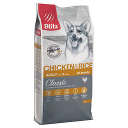 BLITZ ADULT Chicken&Rice курица рис д/соб. 15 кг BDD12-1-15000