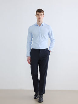 Slim Fit ?izgili Erkek G?mlek