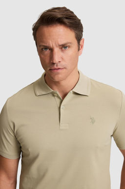 Erkek A__k Haki Regular Fit Polo Yaka Basic Ti__rt - U.s. polo assn фото 2