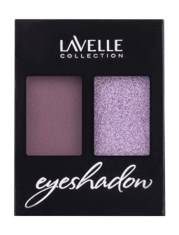 LavelleCollection Тени для век ES32 двухцветные тон 06 фиалковый/фиолетовый шиммер