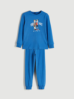 Bisiklet Yaka Erkek ?ocuk Pijama Tak?m?