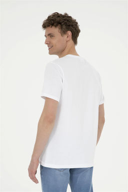 Мужская белая футболка - U.s. polo assn фото 5