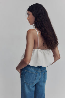 Top burbuja con tirantes espagueti - H&m фото 6