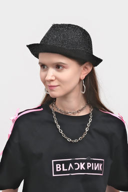 Карнавальная шляпа "Диско" чёрная р-р 56-58