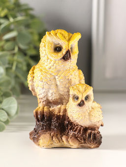Фигурка «Сова с совенком», 9.5×6×8 см, МИКС