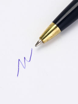 Ручка подарочная "Выпускник!", пластик, синяя паста, 1.0 мм