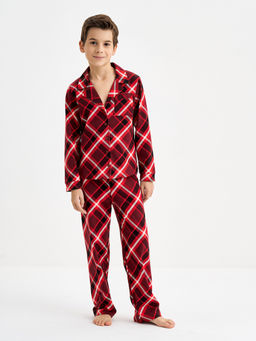 Красная пижама в клетку - Kogankids фото 21