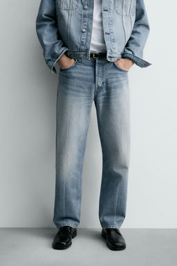 RELAXED FIT LIMITED EDITION JEANS - Zara фото 23