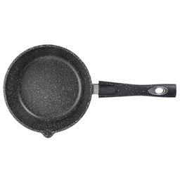 Ковш с тефлоновым покрытием 2,0л, д20см Гранит, h8,5см, s0,4см, съемная ручка из термостойкого пластика (Россия) - Домашняя мода фото 2