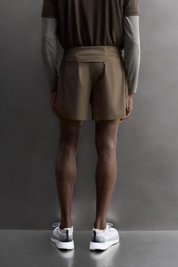 PANTALONES CORTOS LIGEROS RUNNING 3 / Morado - Zara фото 3