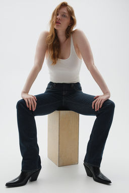Curvy Fit Slim High Jeans - H&m фото 2