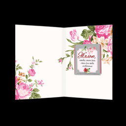 Мини-открытка "Желаю, чтобы этот день стал особенным"